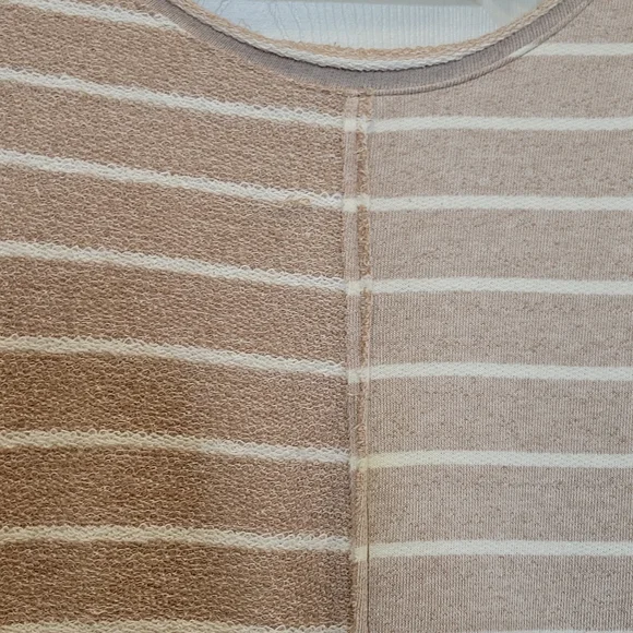 Anthropologie Women’s Crew Neck Striped Long Sleeve Top - Picture 3 of 8